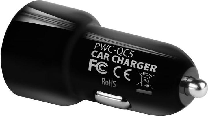 Actual product image Axagon PWC-QC5 - car - cigarette lighter - 12 V - black