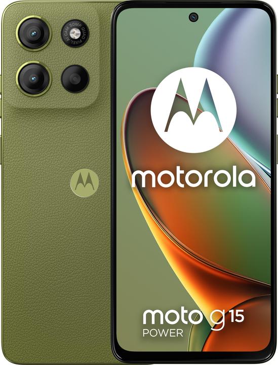 Produktbild Motorola Moto G15 Power (256 GB, Iguana Green, 6.72", Dual SIM, 50 Mpx, 4G)