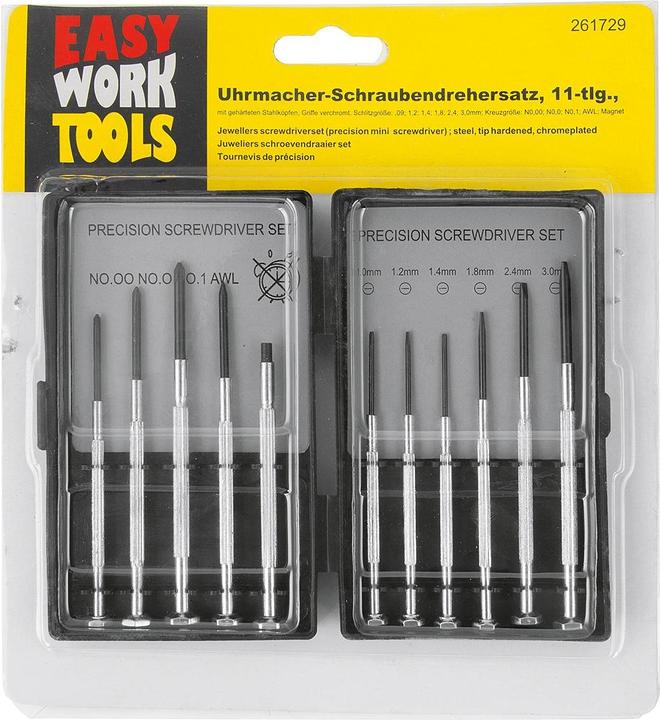 Image du produit Easy Work Jeu de tournevis d'horloger