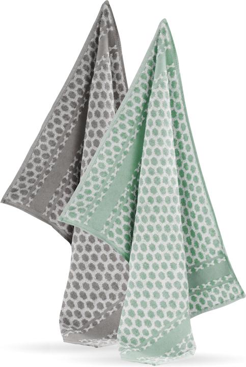 Immagine prodotto Aspero 6 Asciugamani da tè in cotone Terry (50 x 70 cm)