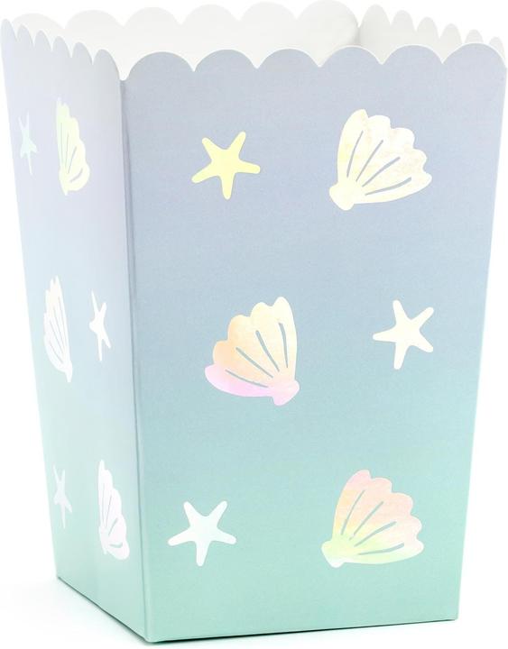 Produktbild Partydeco Popcornbox - Muscheln (6 Stück) (6 x)