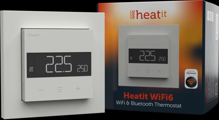 Heatit Controls - WiFi6 Thermostat White RAL 9003