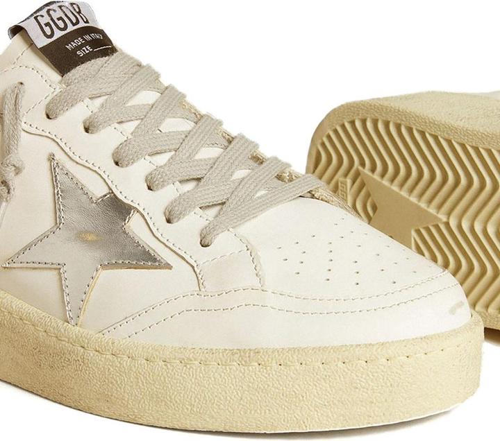 Immagine prodotto Golden Goose ballstar sneakers in leather color white and silver (38)