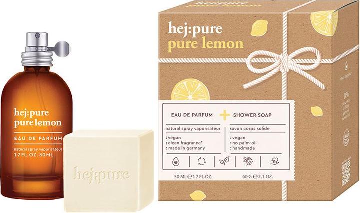Immagine prodotto Hej:pure Set regalo al limone puro con sapone (Set profumo)