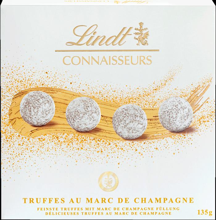 Image du produit Lindt Connaisseurs Truffes Marc de Champagne (135 g)