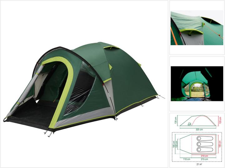 Productafbeelding Coleman Kobuk Vallei 3 Plus (Koepeltent, 5.10 kg, 3 personen)
