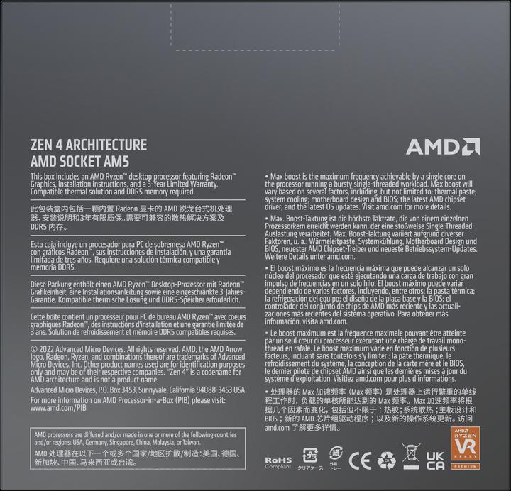 Actual product image AMD Ryzen 9 7950X (AM5, 4.50 GHz, 16 -Core)