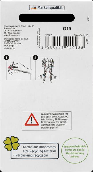Produktbild dm ebelin Haarperlen (Haarschmuck)
