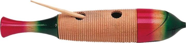 Betzold Musik Guiro géant en bois, en forme de poisson (Guiro)