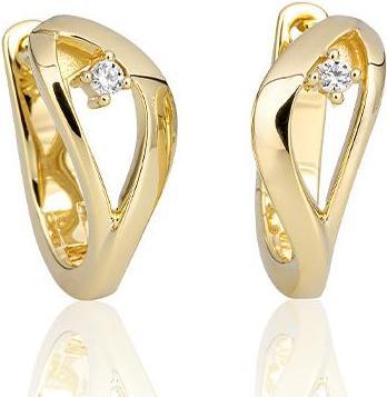 Breuning OHRSCHMUCK - BRILL. 0,05 Ct. H/si (585, - Gold)