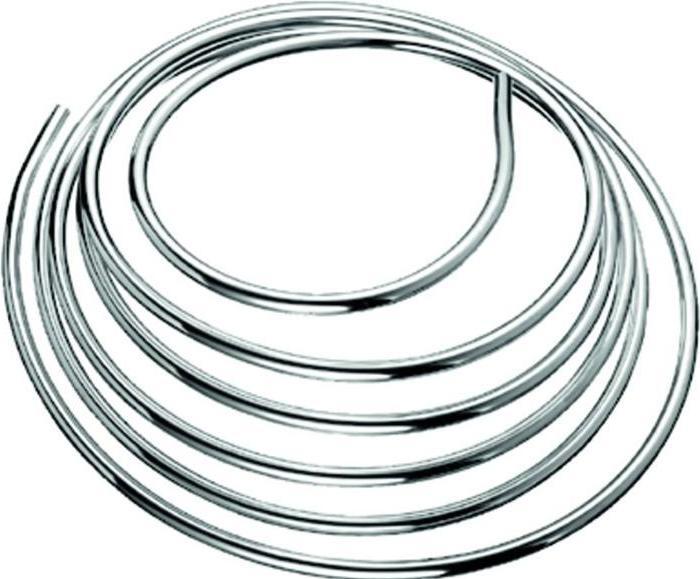 Schell Koperen buis flexibel, 5 m ring, chroom d= 8mm