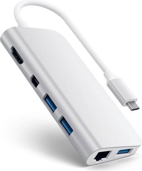 Satechi ST-TCMM8PAS (USB-C, 9 Ports)