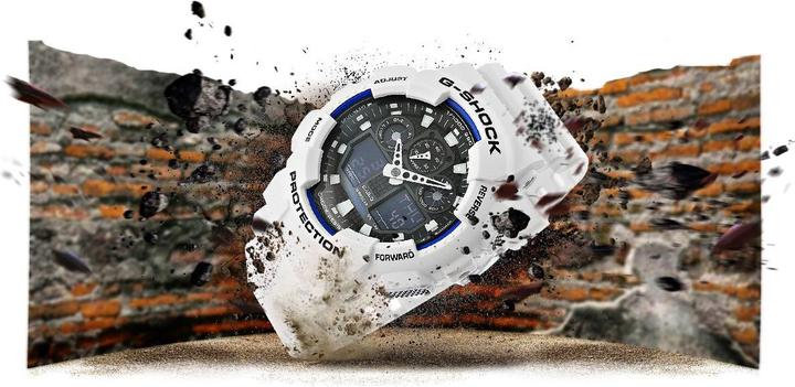 Actual product image Casio Ga-100b-7aer (Chronograph, Power reserve display, 51 mm)