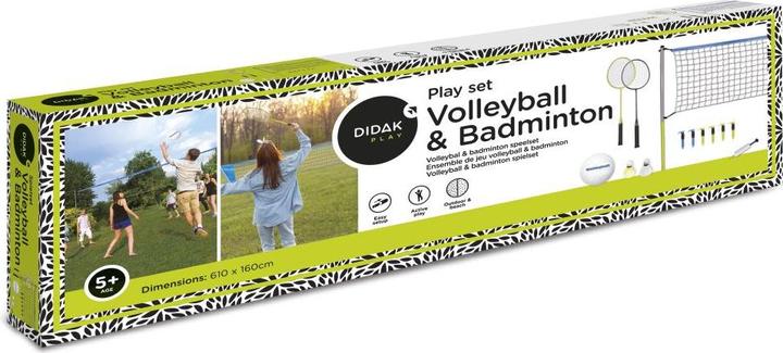 Didak Volleyball & Badminton Play Set 610X160Cm