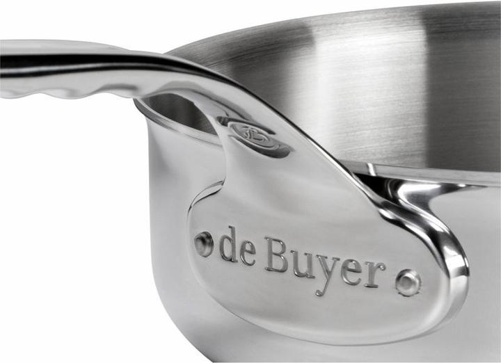 Actual product image de Buyer Affinity saucepan with lid induction (16 cm, Pot, Stainless steel)