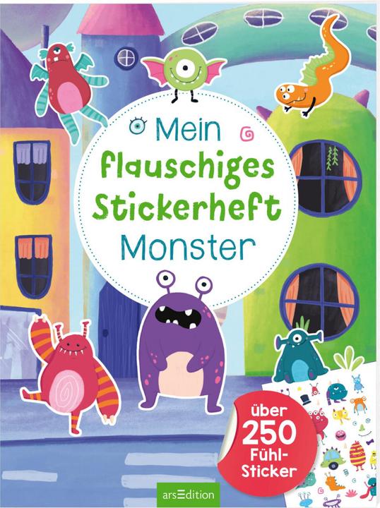 Image du produit Mon cahier d'autocollants moelleux Monstre