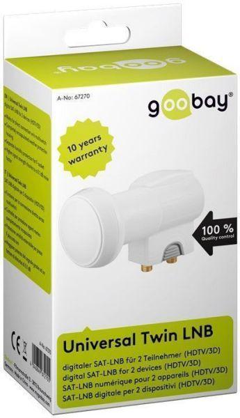 Image du produit Goobay Universal Twin (Twin LNB, 40mm)