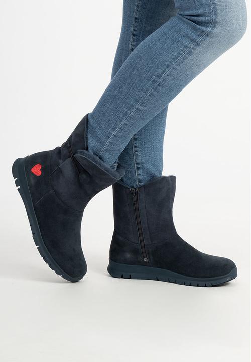 Actual product image Vitaform Stiefeletten Damen Weite H Veloursleder & Doubleface (38)