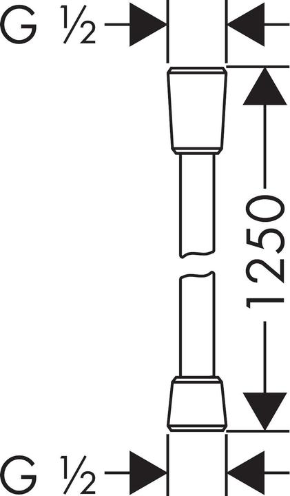 Actual product image hansgrohe Isiflex (125 cm)