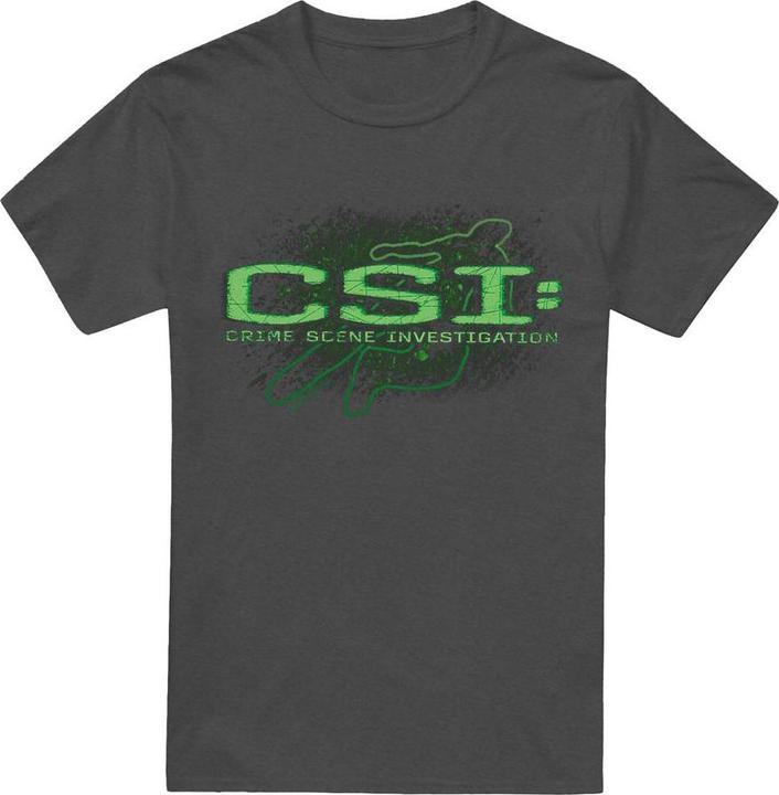 Actual product image Csi: NY Unisex Adult Shadow Sketch T-Shirt (M)