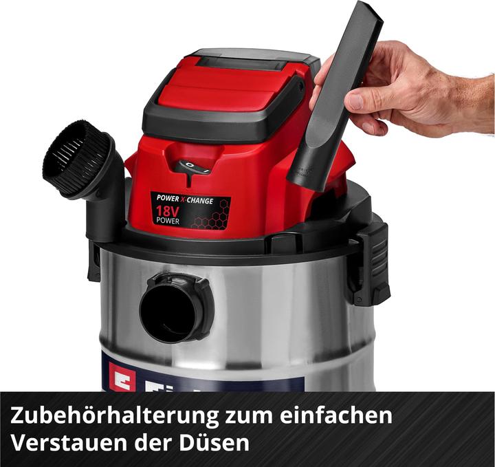 Actual product image Einhell TC-VC 18/20 Li S Solo (Wet dry vacuum cleaner)