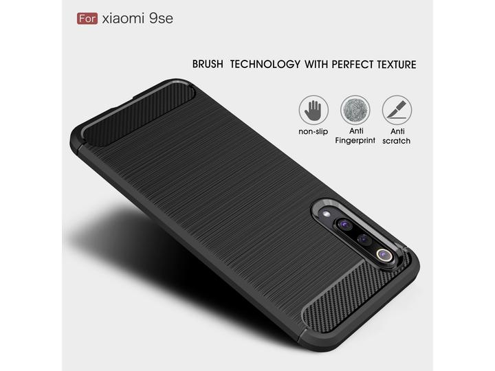 Image du produit Screenguard Xiaomi Mi 9 SE Housse Carbon Brushed Soft TPU (Mi 9 SE)