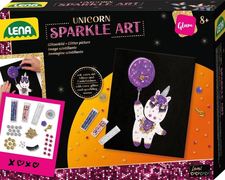 Actual product image Lena Sparkle Art Unicorn