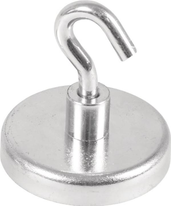 Produktbild HP Autozubehör Kraftmagnet Ø 47 mm verzinkt, mit Haken (5 x)