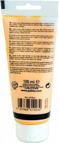 Image du produit Pebeo Acrylique Fine Studio Acrylics (Jaune de cadmium Moyen Imit., 100 ml)