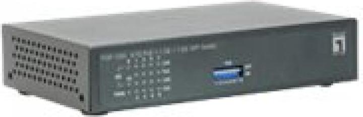 Image du produit LevelOne Fgp-1000 : 8 Fe Poe+1 Ge+1 Ge Sfp (10 Ports)