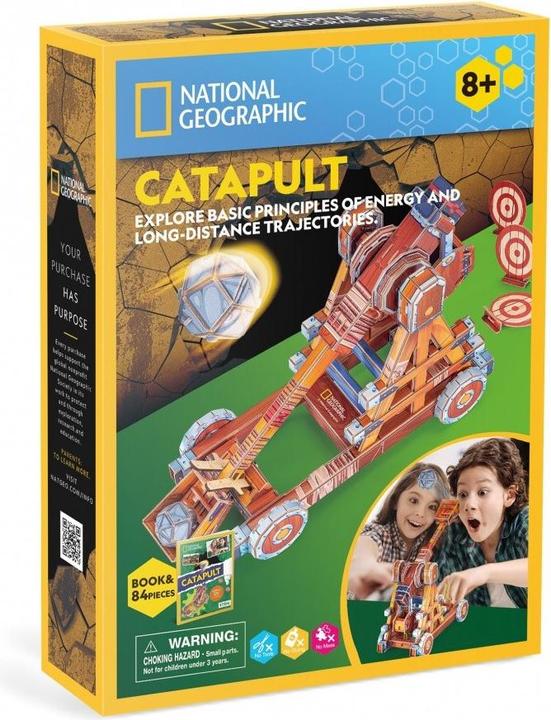 Produktbild Cubicfun Puzzle 3D National Geographic Katapulta (84 Teile)