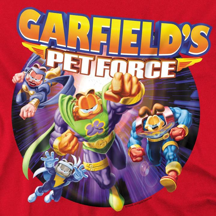 Immagine prodotto Garfield Pet Force Four Maglietta Uomo (L)