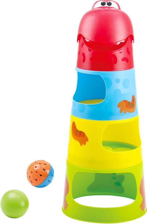 Actual product image PlayGo Stacking gates met Ballenbaan, 6dlg.