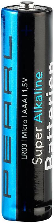 Produktbild Pearl Super-Alkaline-Batterien Typ AAA / Micro, 1,5 Volt, 20 Stück (20 Stk., AAA, 1.25 mAh)