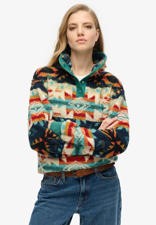 Immagine prodotto Superdry Superweicher Henley-Pullover mit Print (10)