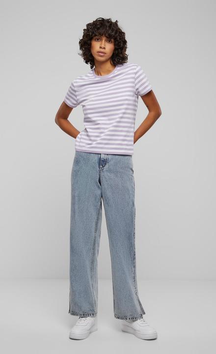 Actual product image Urban Classics Ladies Regular Striped Tee - 142653 (4XL)