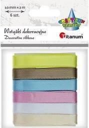 Produktbild Teka Satinbänder 10mm/2m, 6 Farben