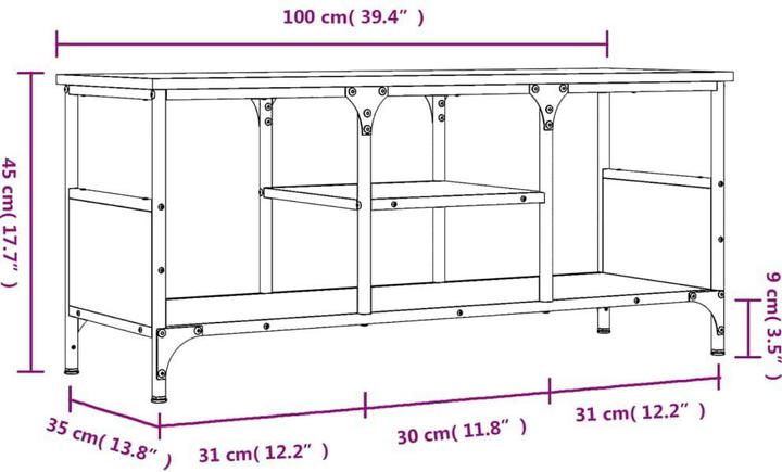 Immagine prodotto VidaXL Anaya (100 x 45 cm)