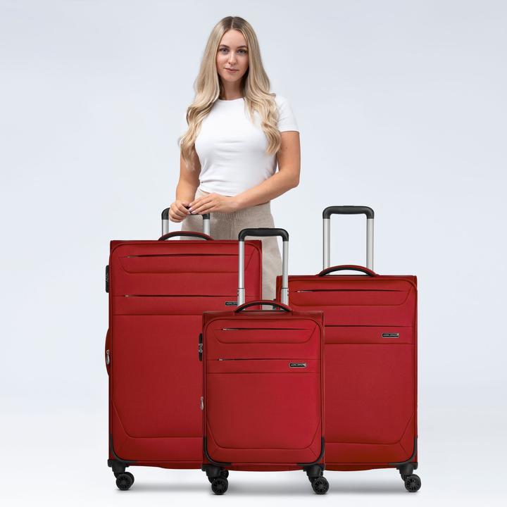 Produktbild Worldpack Chicago 4 Rollen Kofferset 3-teilig mit Dehnfalte (186 l, XL (ab 115l))
