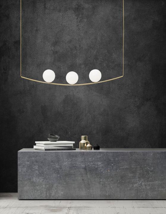 Produktbild Nova Luce VITTON Pendelleuchte E14 3-fach Gold 122x15x180cm dimmbar 8279602 (E14)