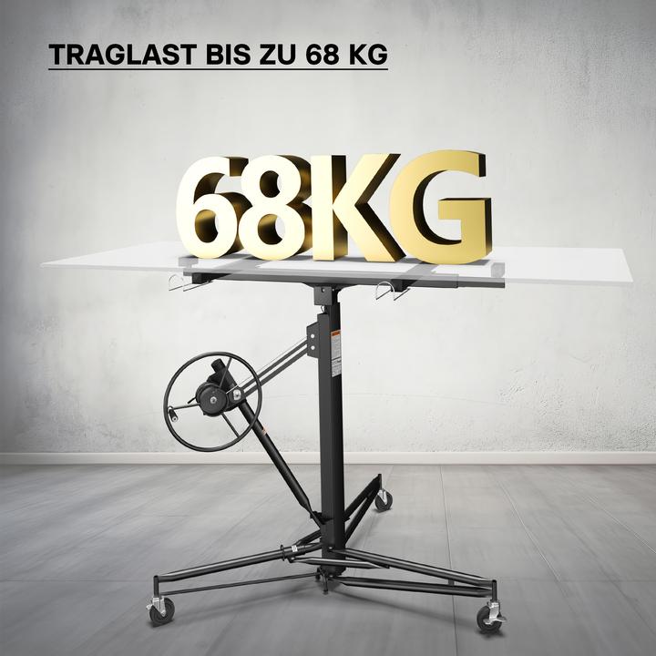 Produktbild Wiltec SET: Plattenheber Paneelheber Montagehilfe XL + Verlängerung 140 cm max. 68 kg