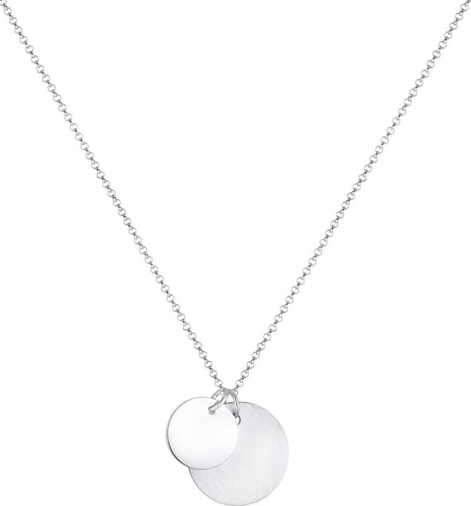 Image du produit Elli Duo Plättchen Brushed Look (Argent 925, 60 cm)