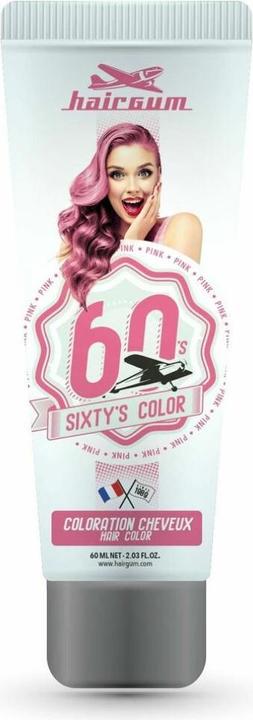 Hairgum SIXTY'S COLOR hair color #pink 60 ml (Pink)