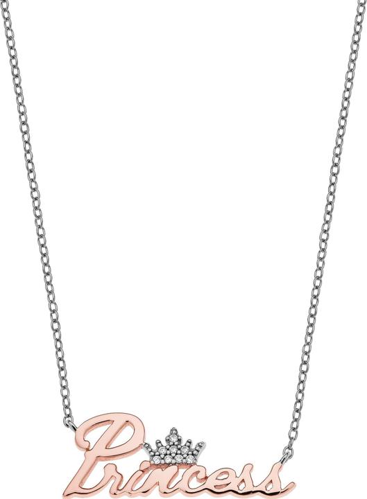 Disney Halskette Princess, 925 Sterling Silber (925er Silber, 35 - 40.5 cm)