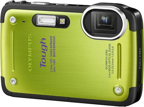 Olympus Tough TG-620, 12MP, 5x Zoom, Wasserfest, Grün (1/2,3'')