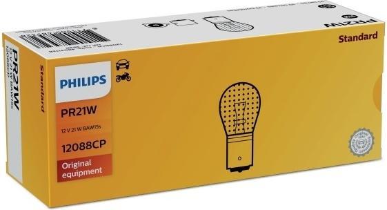 Productafbeelding Philips Żarówka (doos 10szt.) PR21W 12V 21W BAW15s czerwona