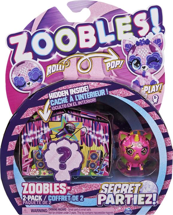 Image du produit Zoobles figure set Animal, 2pcs, 2 serie Secret Partiez Rock N Roll, 6064329