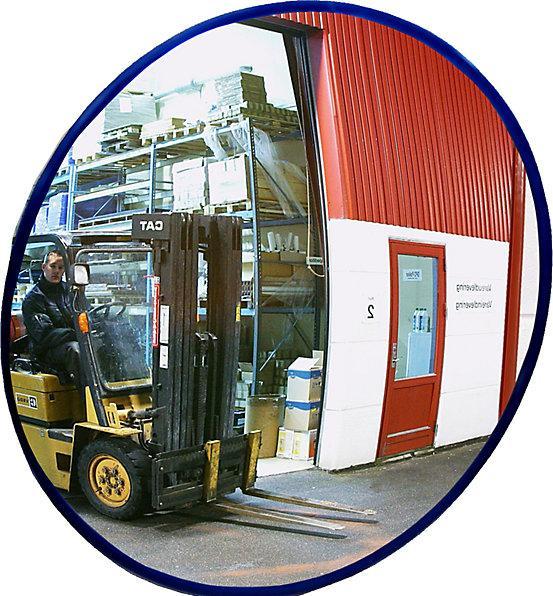 eurokraft pro Specchio rotondo con braccio telescopico a parete