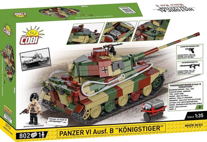 Immagine prodotto Cobi Panzer VI Ausf. B / 802 pezzi