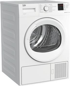 Actual product image Beko Condenser dryer with heat pump DS8433GX0 (8 kg, Right)